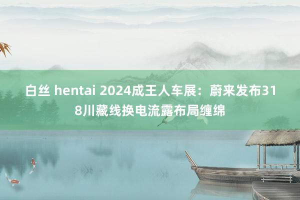 白丝 hentai 2024成王人车展：蔚来发布318川藏线换电流露布局缠绵